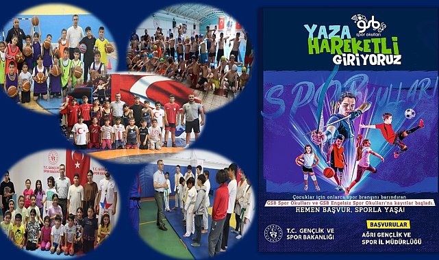 Ağrı'da yaz spor okulları kayıtları başladı