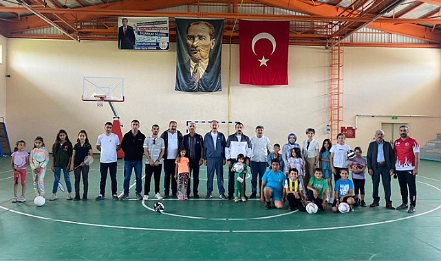 Arpaçay&#039;da yaz spor kursları başladı
