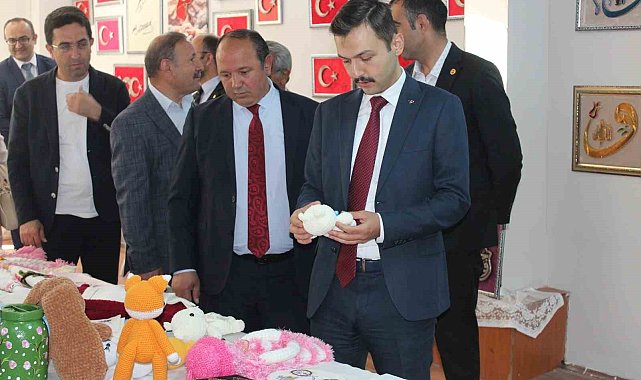 Aşkale'de el emeği göz nuru sergisi