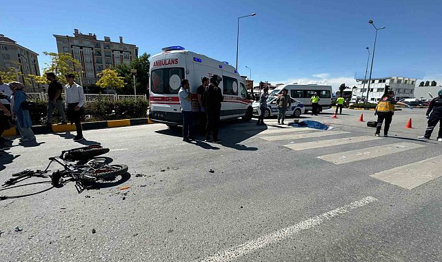 Beton mikserinin çarptığı bisikletli hayatını kaybetti