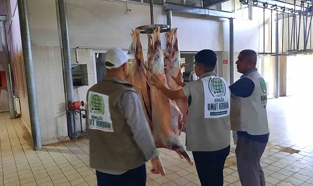 Bingöl'de 2 bin aileye kurban eti dağıtıldı