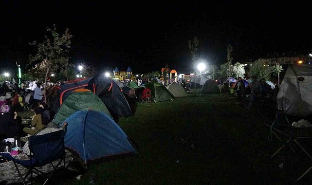 Bingöl'de vatandaşlar Filistin için çadırlarda nöbet tutacak