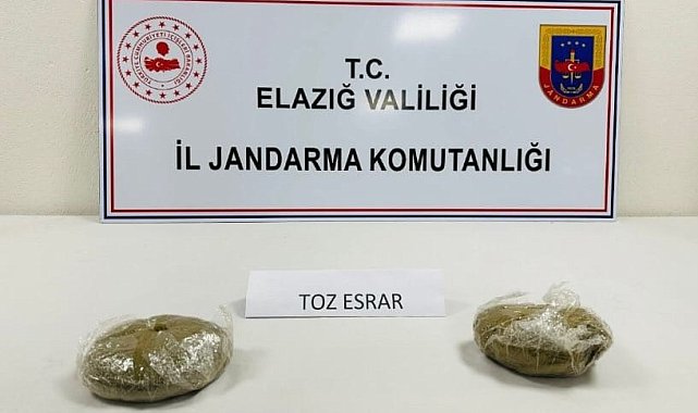 Elazığ'da uyuşturucu operasyonu