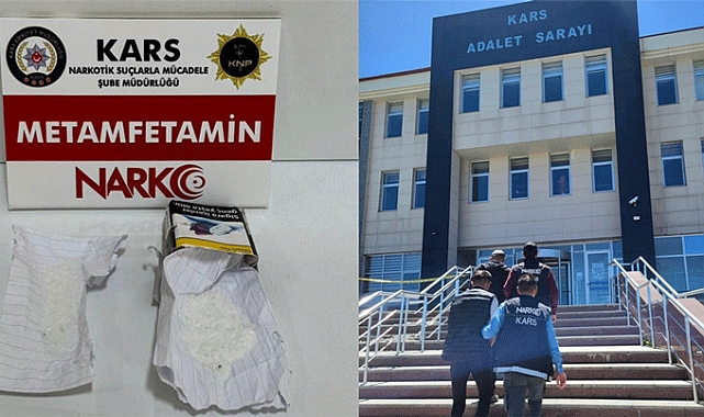 Kars'ta 19,73 gram Metamfetamin ele geçirildi