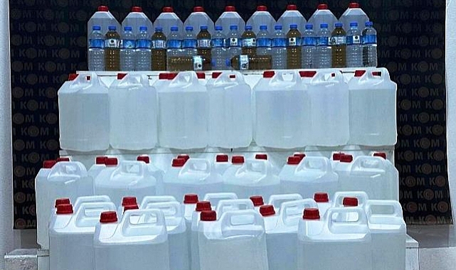 Kars'ta kaçak içki operasyonu yapıldı