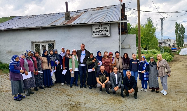 Kars'ta kadın çiftçi eğitimleri devam ediyor