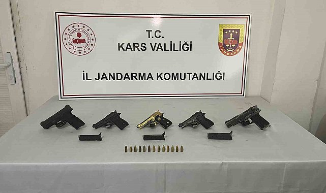 Kars'ta jandarmadan silah operasyonu