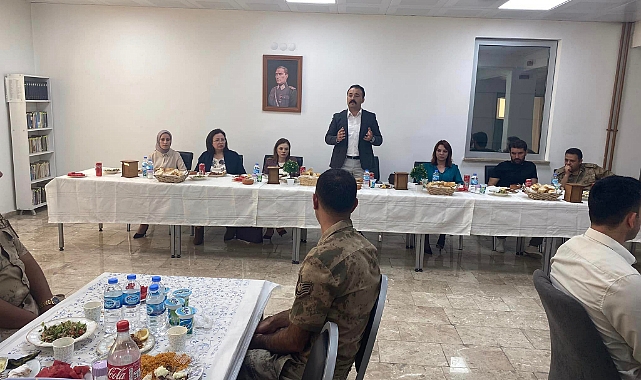 Kaymakam Okatan veda yemeğine katıldı