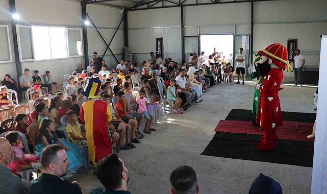 MAGİNDER konteyner kentte kalan çocuklarla bir araya geldi