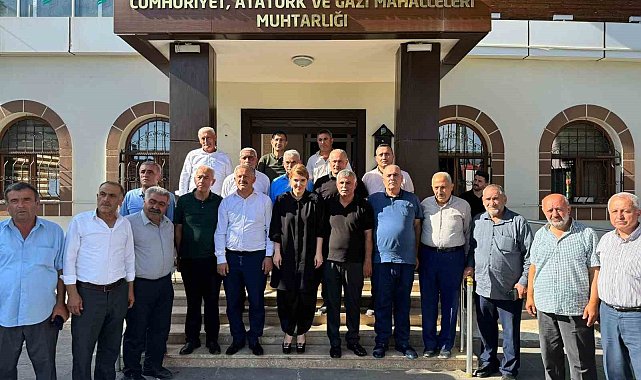Mahalle Muhtarlarından Milletvekili Ölmeztoprak'a teşekkür
