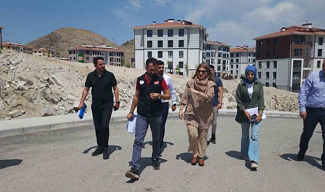 Malatya'da deprem konutları teslime hazırlanıyor