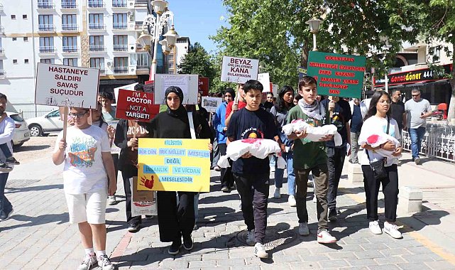 Malatya'da Filistin'e destek yürüyüşü
