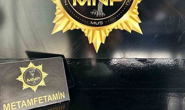 Muş'ta 750 gram metamfetamin maddesi ele geçirildi