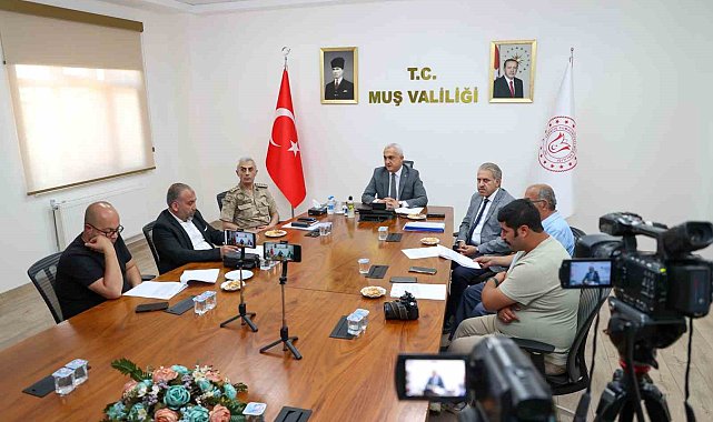 Muş'ta Güvenlik ve Asayiş Değerlendirme Toplantısı yapıldı