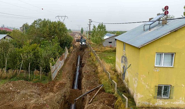 Muş'ta içme suyu isale hattı çalışmalarında sona gelindi