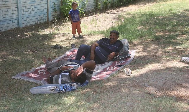 Sıcaktan bunalan vatandaşlar mesire alanlarına akın etti