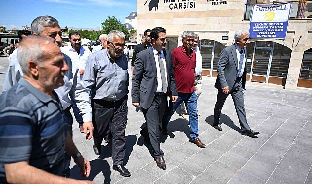 Taşkın, Eskimalatya&#039;da esnaflarla bir araya geldi