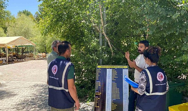 Tunceli'de, kurallara uymayan işletmelere ceza kesildi