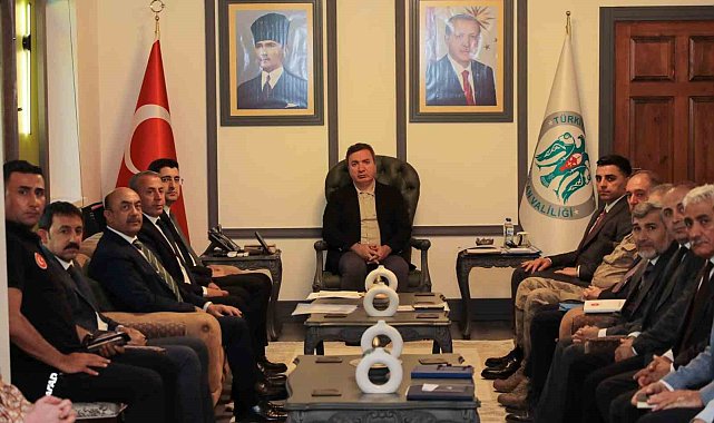 Vali Aydoğdu, birim amirleriyle toplantı düzenledi
