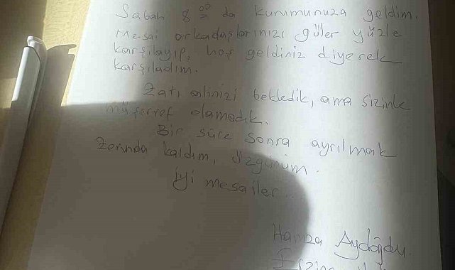 Validen mesaiye geç giden kurum müdürüne ders niteliğinde mektup