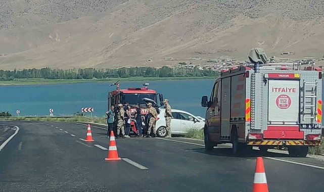 Van'da trafik kazası: 2 yaralı