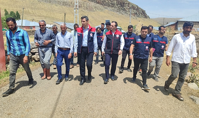 Ağrı&#039;da selden etkilenen köylerde hasar tespit çalışmaları sürüyor