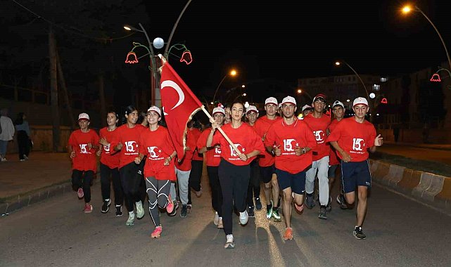 Ağrı'da "15 Temmuz Sancak Koşusu" düzenlendi