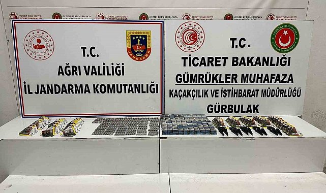 Ağrı'da uyuşturucu ve kaçakçılık operasyonu