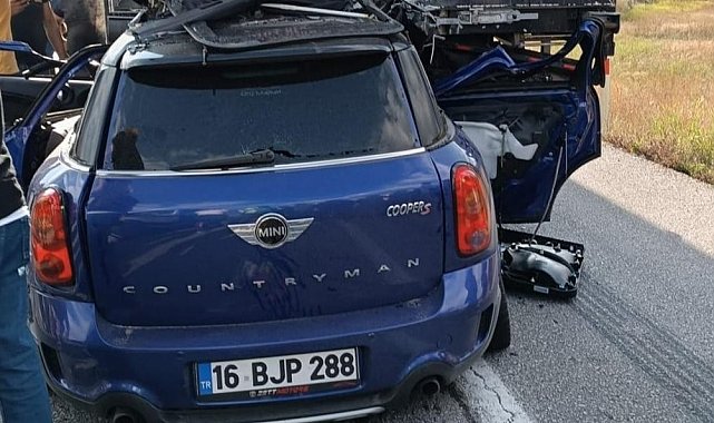 Avukatın öldüğü kazada tır sürücüsü tutuklandı