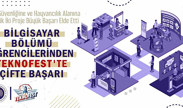 Bilgisayar mühendisliği bölümü öğrencilerinden çifte başarı