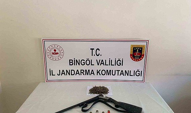 Bingöl'de uyuşturucu madde ve silah ele geçirildi: 2 gözaltı