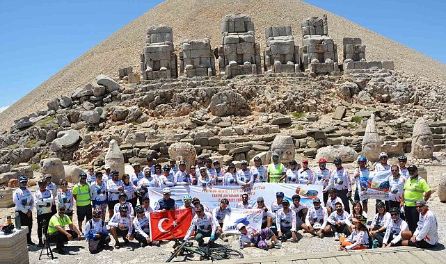 Bitlis Nemrut'tan Adıyaman Nemrut'a bisiklet turu sona erdi