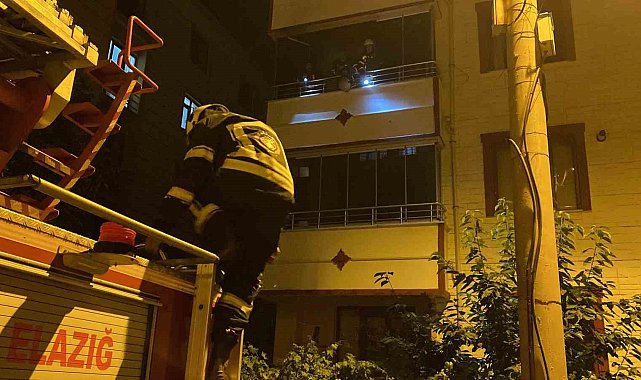 Elazığ'da alkollü şahıs evi yaktı