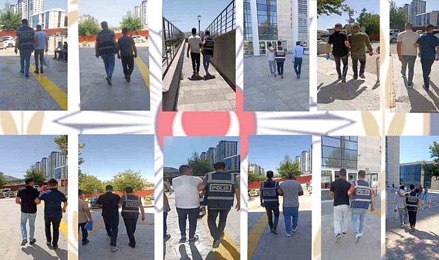 Elazığ&#039;da haklarında kesinleşmiş hapis cezası bulunan 48 şahıs yakalandı