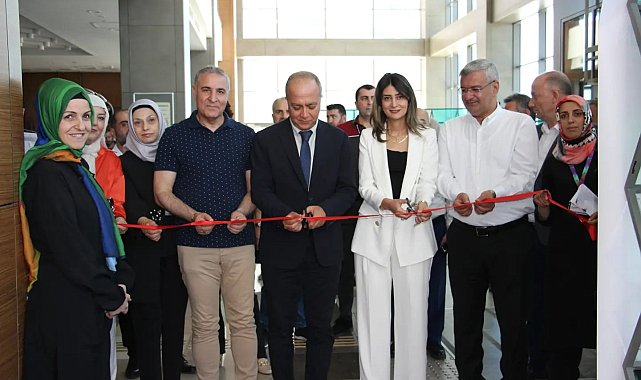 Elazığ'da hasta ve yakınlarının katkısı ile el işi ve resim sergisi açıldı