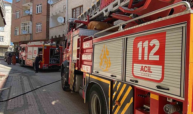 Elazığ&#039;da ikamet yangını