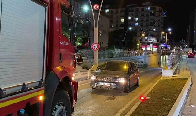 Elazığ'da sağanak yağışta alt geçit suyla doldu, facianın eşiğinden dönüldü