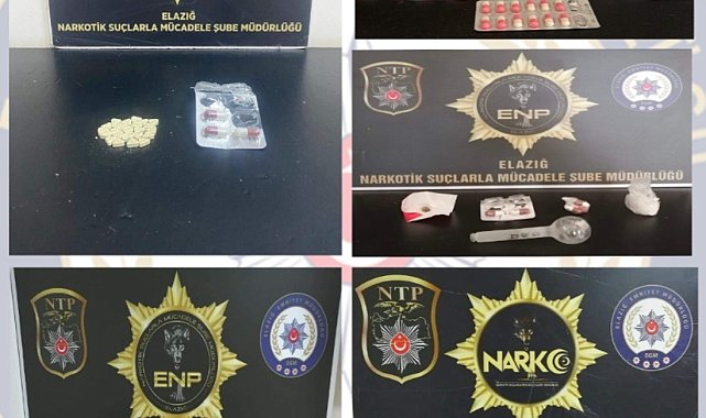 Elazığ'da uyuşturucuya geçit yok: 8 gözaltı