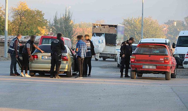Erzincan'da 43 yıl 6 ay hapis cezası bulunan 7 şahıs yakalandı