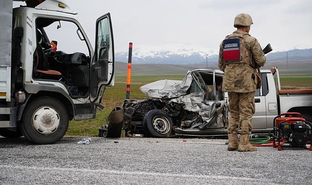 Erzurum jandarma bölgesinde bir ayda 23 trafik kazası