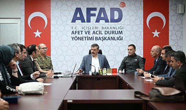 Erzurum'da kriz merkezi toplandı