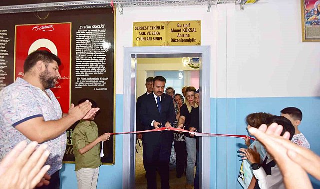 Eski Yargıtay üyesi Ahmet Köksal&#039;ın anısına akıl ve zeka oyunları sınıfı oluşturuldu