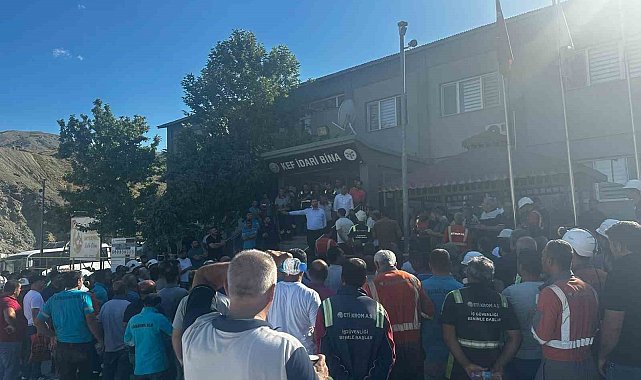 Eti Krom işçileri, çalışma şartlarının düzeltilmesi için eylem başlattı