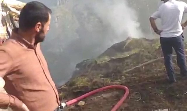 Hakkari&#039;de 2 bin 500 bağ ot yandı