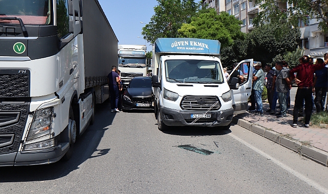 Iğdır'daki zincirleme kazada 6 araç hasar gördü