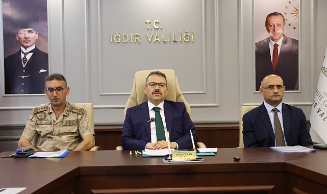 Iğdır Valisi Turan, güvenlik güçlerinin çalışmalarını anlattı