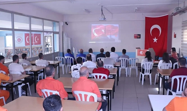 Kars açık ceza infaz kurumunda 15 Temmuz kahramanlığı anlatıldı