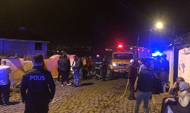 Kars'ta ocakta unutulan yemek yangına sebep oldu