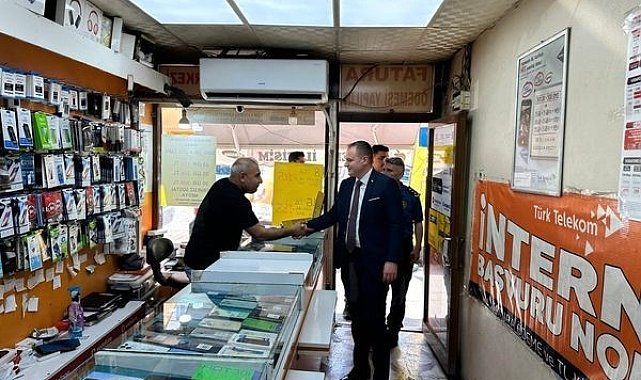 Kaymakam Koşansu'dan esnaf ziyareti