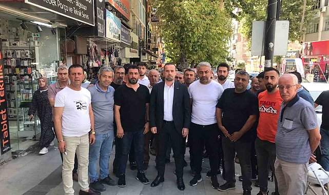 MAGİNDER Yönetim Kurulu Başkanı Karademir, Kışla Caddesi esnafını ziyaret etti